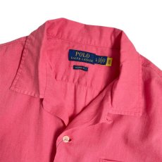 画像3: Polo Ralph Lauren Classic Fit Woven Camp Shirt Pale Red (3)