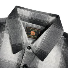 画像2: FB County S/S Checker Flannel Shirts - White/Black (2)