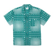 画像1: OBEY Cortex Woven Shirts Aventurine Green (1)