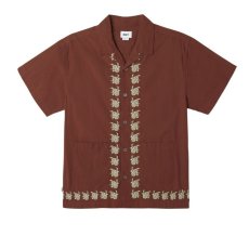 画像1: OBEY Tres Woven Shirts Sepia (1)