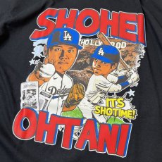 画像2: SHOTIME Shohei Ohtani S/S T-Shirts Black (2)