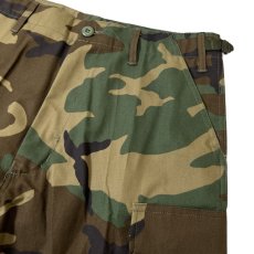 画像3: Rothco Long Length Camo BDU Shorts Woodland Camo (3)