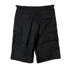 画像2: Rothco Long Length Camo BDU Shorts Black (2)