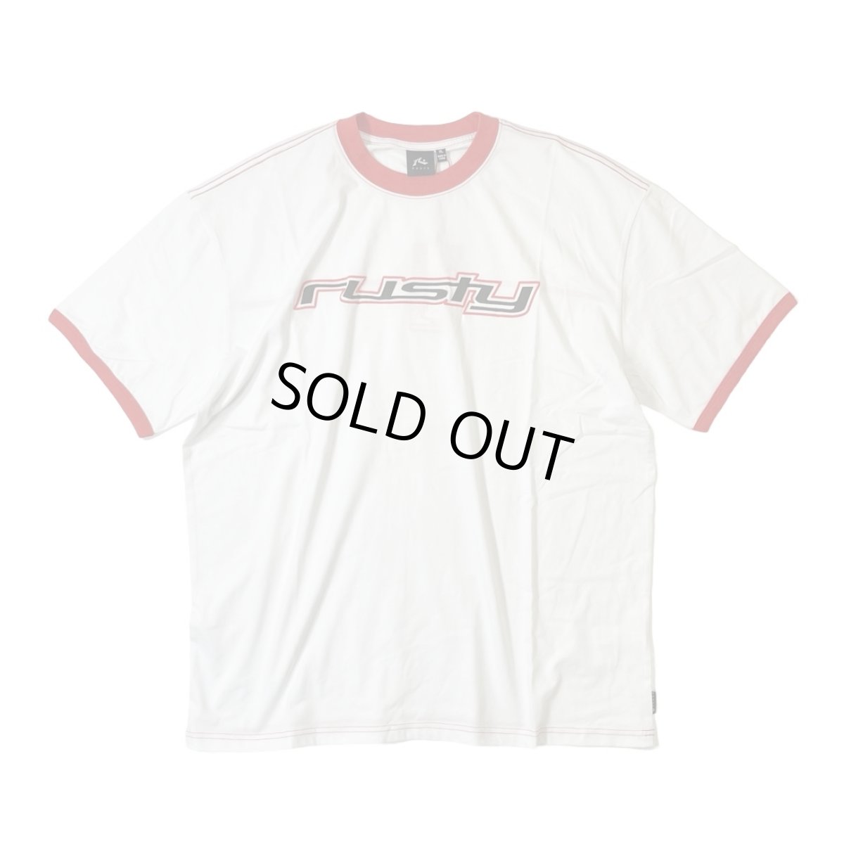 画像1: Rusty Surfboards Dead Ringer S/S T-Shirts WhiteｘRed (1)
