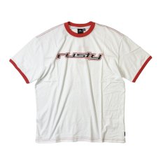 画像1: Rusty Surfboards Dead Ringer S/S T-Shirts WhiteｘRed (1)