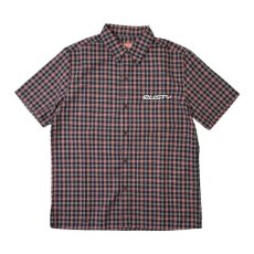 画像1: Rusty Surfboards Datsun 2K Button Up S/S Shirts NavyｘRed (1)
