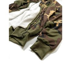 画像6: Rothco Thermal Lined Full Zip Hoodie Woodland Camo (6)