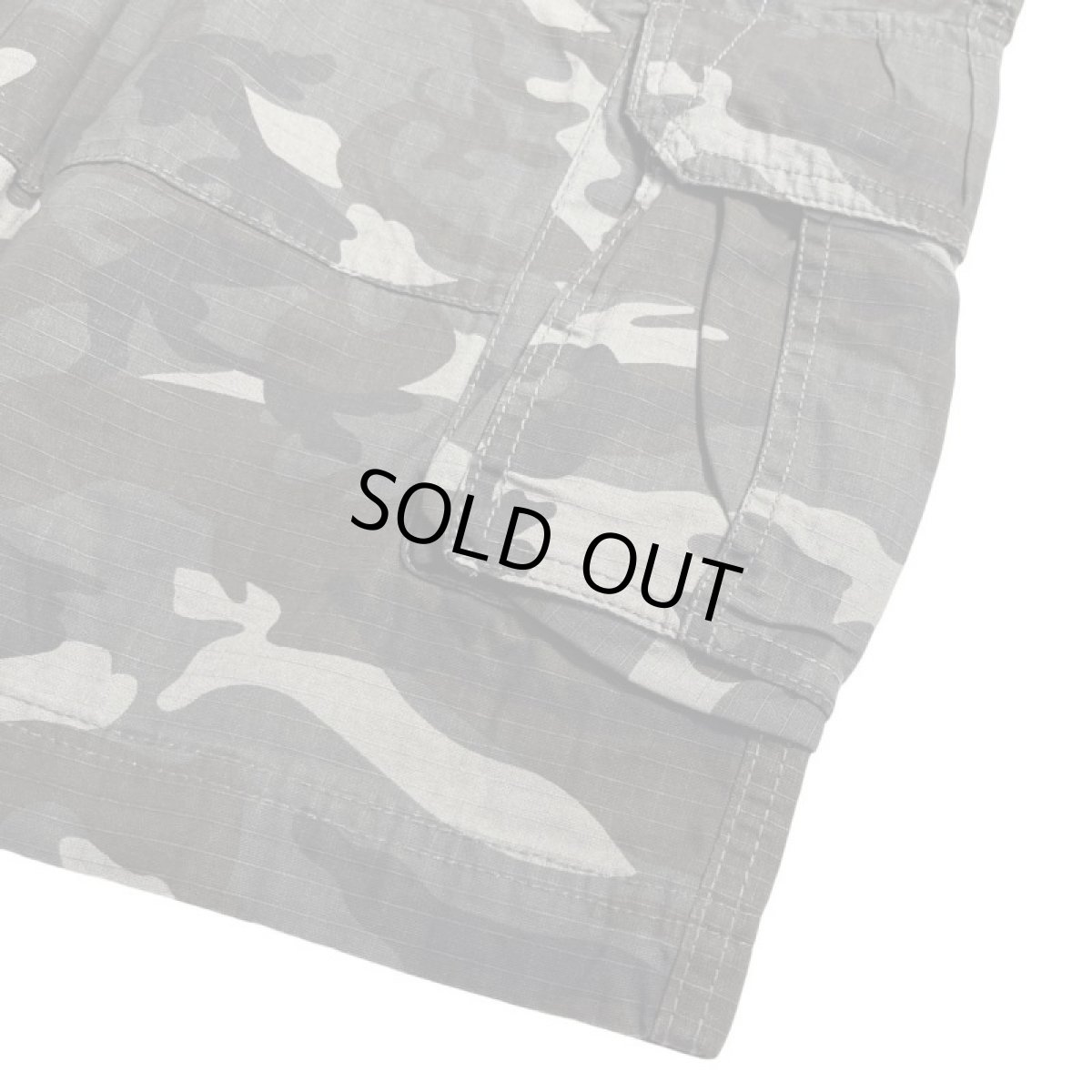 画像6: LA Gate Long Length Cargo Shorts Dk.Grey Camo (6)