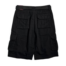 画像2: LA Gate Long Length Cargo Shorts Black (2)