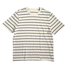 画像1: Old Navy S/S Border T-Shirts NaturalｘNavy (1)