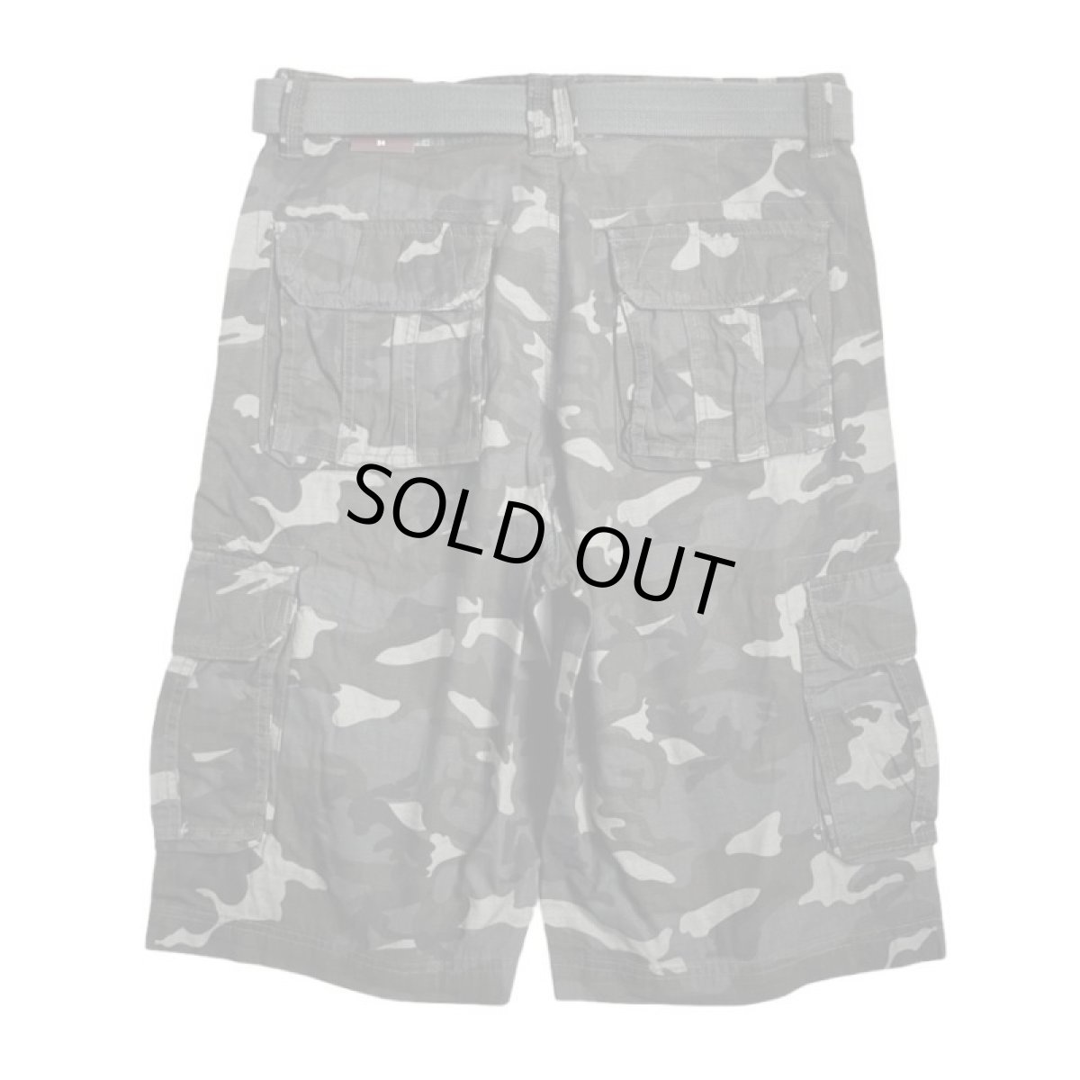 画像2: LA Gate Long Length Cargo Shorts Dk.Grey Camo (2)