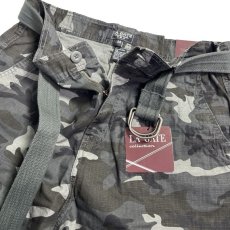 画像4: LA Gate Long Length Cargo Shorts Dk.Grey Camo (4)