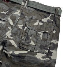 画像5: LA Gate Long Length Cargo Shorts Dk.Grey Camo (5)