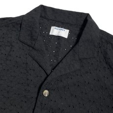 画像2: Old Navy S/S Mesh Camp Shirts Black (2)