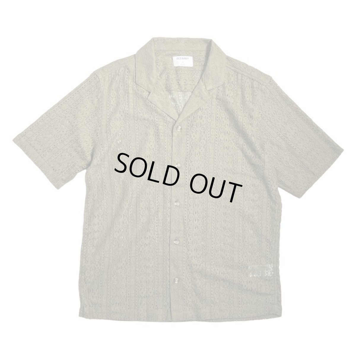 画像1: Old Navy S/S Mesh Camp Shirts Heritage Green (1)
