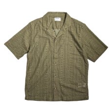 画像1: Old Navy S/S Mesh Camp Shirts Heritage Green (1)