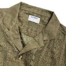 画像2: Old Navy S/S Mesh Camp Shirts Heritage Green (2)