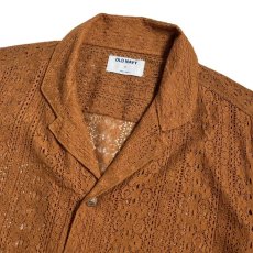 画像2: Old Navy S/S Mesh Camp Shirts Copper Penny (2)