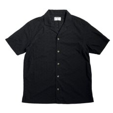 画像1: Old Navy S/S Mesh Camp Shirts Black (1)