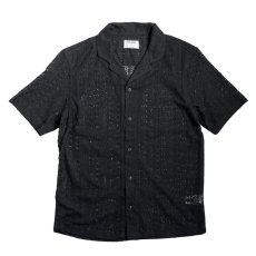 画像1: Old Navy S/S Mesh Camp Shirts Black (1)