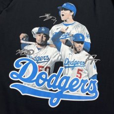 画像2: LA Dodgers MVP S/S T-Shirts Black (2)