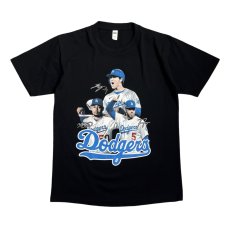 画像1: LA Dodgers MVP S/S T-Shirts Black (1)