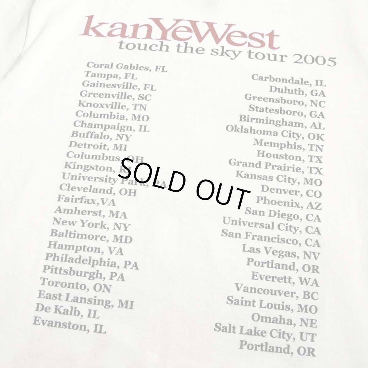 画像4: Kanye West Late Registration S/S T-Shirts White (4)
