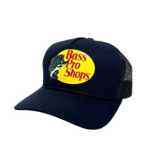 画像1: Bass Pro Shops Mesh Trucker Cap Navy (1)