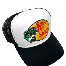 画像2: Bass Pro Shops Mesh Trucker Cap BlackｘWhite (2)