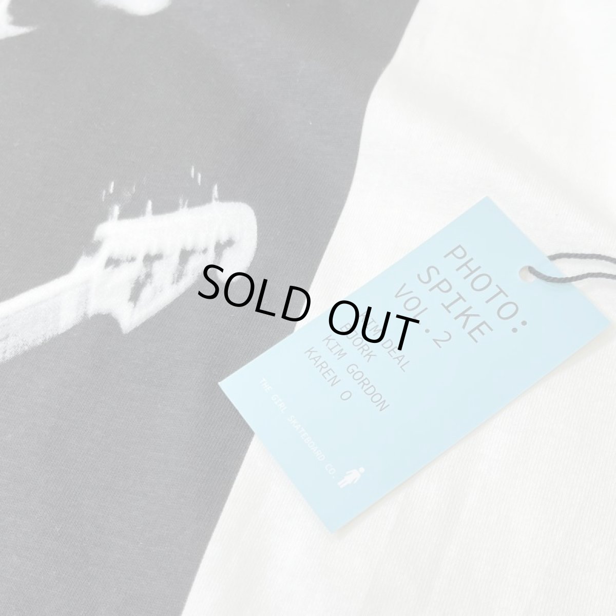 画像5: Girl Skateboards Spike Photo Kim Gordon T-Shirts White (5)