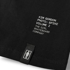 画像4: Girl Skateboards Spike Photo Kim Gordon T-Shirts Black (4)