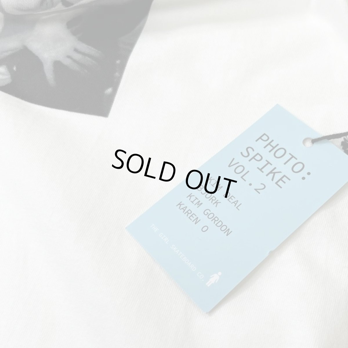 画像5: Girl Skateboards Spike Photo Karen O T-Shirts White (5)