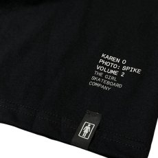 画像4: Girl Skateboards Spike Photo Karen O T-Shirts Black (4)