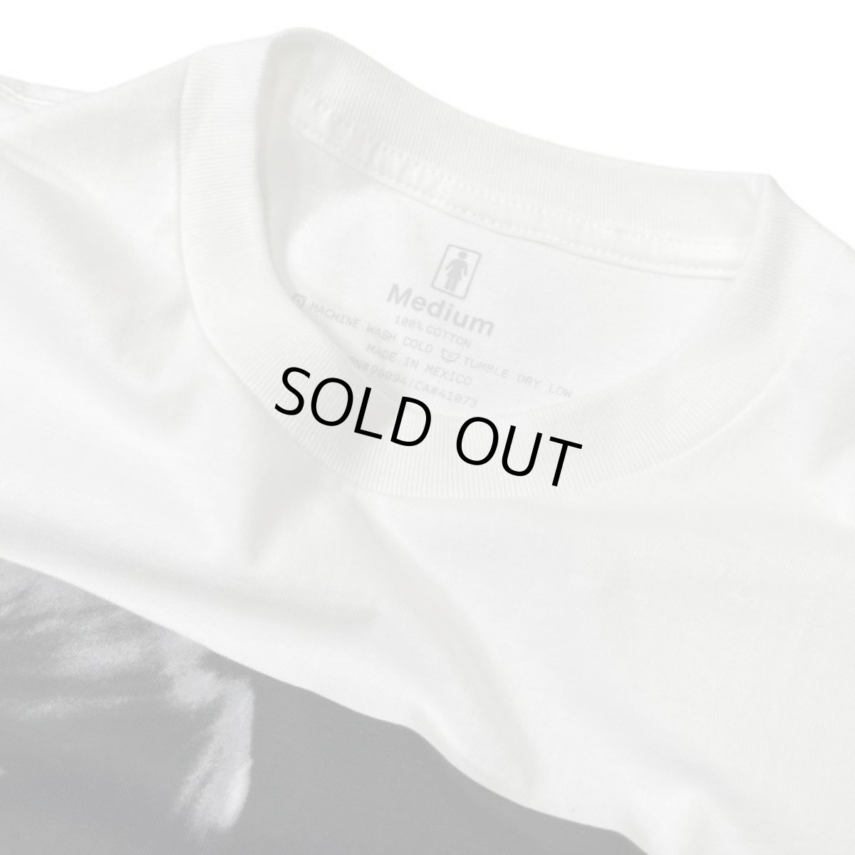 画像3: Girl Skateboards Spike Photo Kim Gordon T-Shirts White (3)