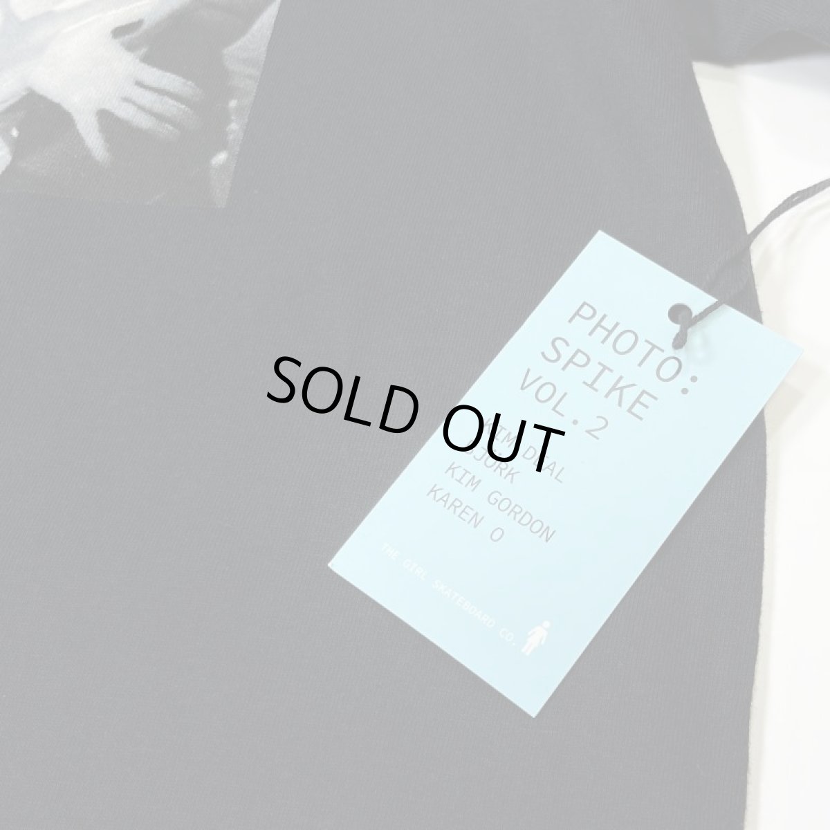 画像5: Girl Skateboards Spike Photo Karen O T-Shirts Black (5)