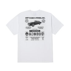 画像1: HUF Rims & Wheel T-Shirts White (1)