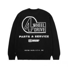 画像2: HUFｘLand Cruiser Parts & Service Sweater Black (2)