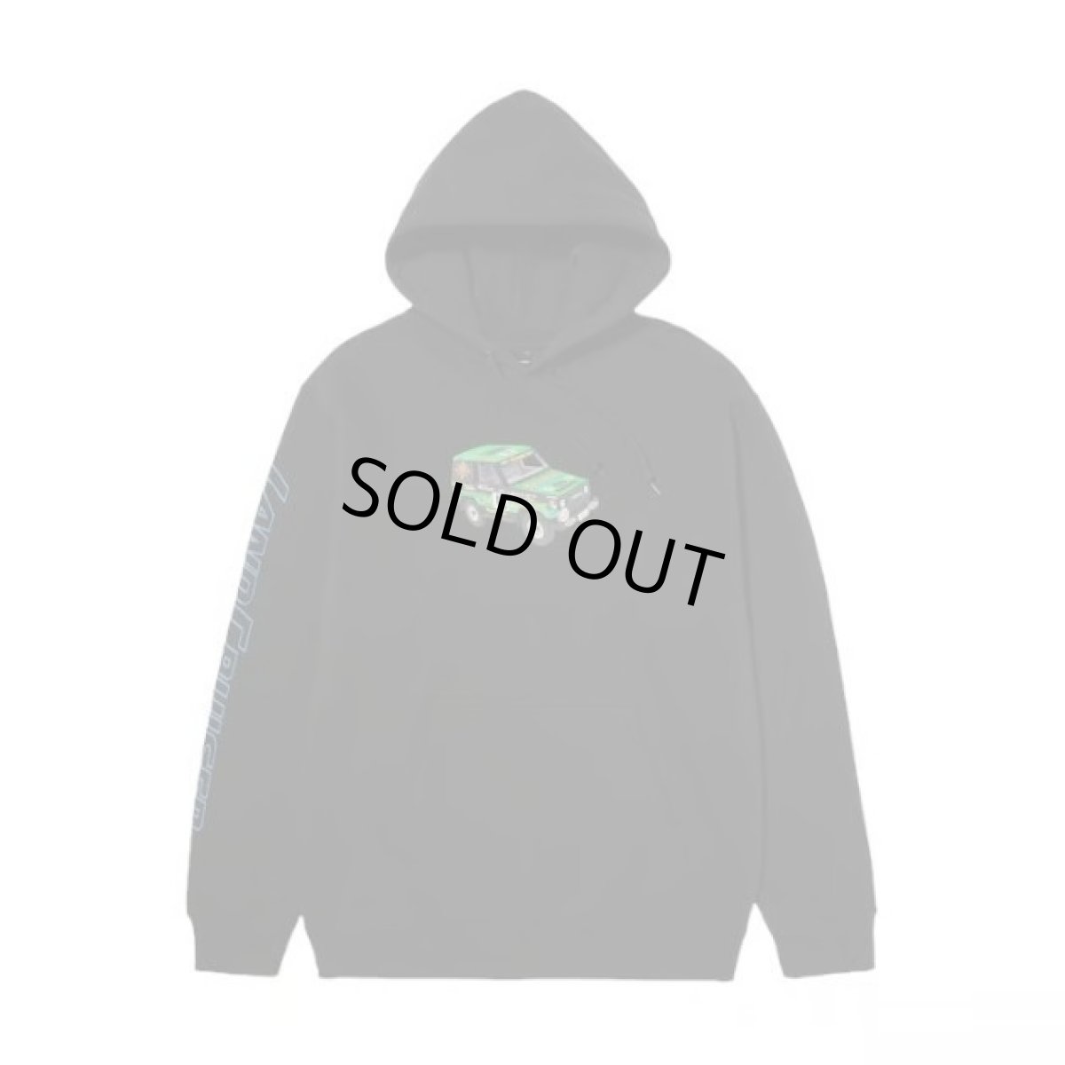 画像1: HUFｘLand Cruiser Sahara Rally Hoodie - Black (1)
