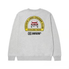 画像2: HUFｘLand Cruiser Overland Touring Crewneck Ash (2)