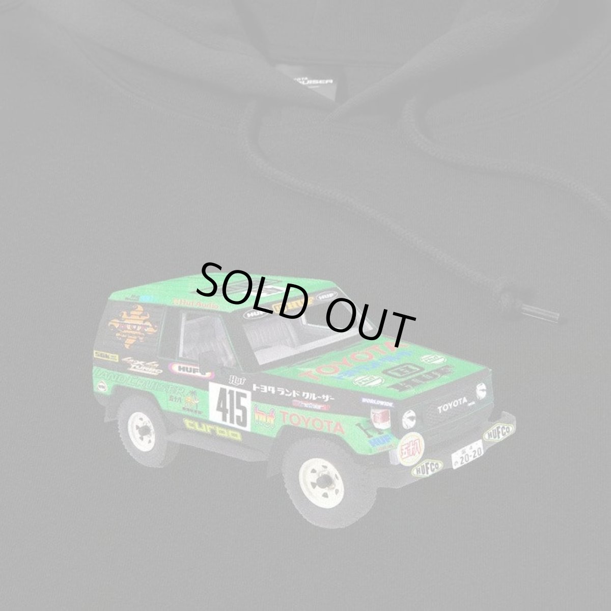 画像3: HUFｘLand Cruiser Sahara Rally Hoodie - Black (3)