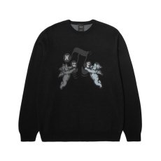 画像1: HUF Song Intarsia Sweater Black (1)