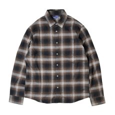 画像1: APT.9 L/S Flannel Check Shirts Brown (1)