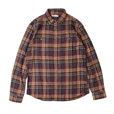 画像1: Sonoma Goods L/S Flannel Check Shirts Muted Purple (1)