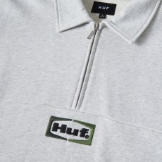 画像3: HUF Slate Quarter Zip Fleece Heather Grey (3)