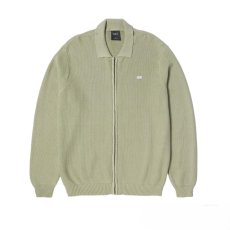 画像1: HUF Anton Zip Overdyed Sweater Putty (1)