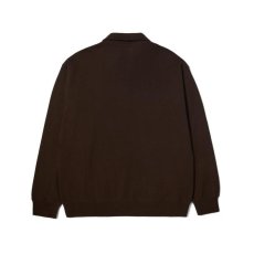 画像2: HUF Slate Quarter Zip Fleece Espresso (2)