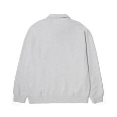 画像2: HUF Slate Quarter Zip Fleece Heather Grey (2)