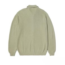 画像2: HUF Anton Zip Overdyed Sweater Putty (2)