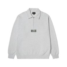 画像1: HUF Slate Quarter Zip Fleece Heather Grey (1)