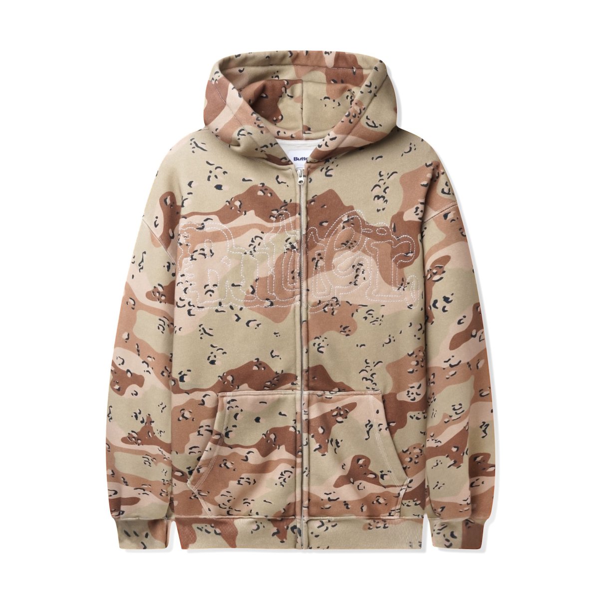 画像1: Butter Goods Breakdown Zip-Thru Hood Desert Camo (1)